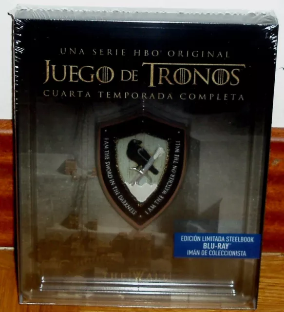 JUEGO DE TRONOS (Game of Thrones) 4ª TEMPORADA STEELBOOK IMAN 4 BLU-RAY NUEVO