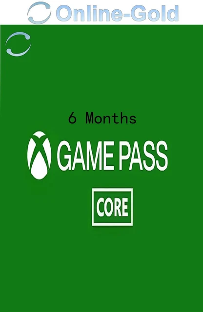 Xbox Game Pass Core 6 Month - 6 Mesi Microsoft Xbox Codice Digitale - [IT]