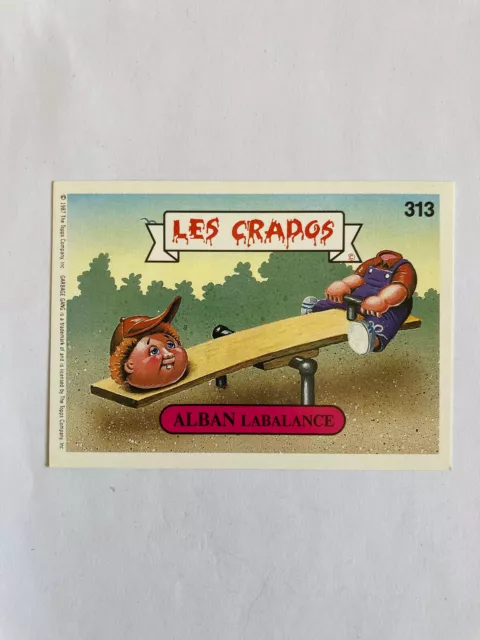 Carte autocollant 313 Les Crados 2 - Alban labalance sticker Art Spiegelman