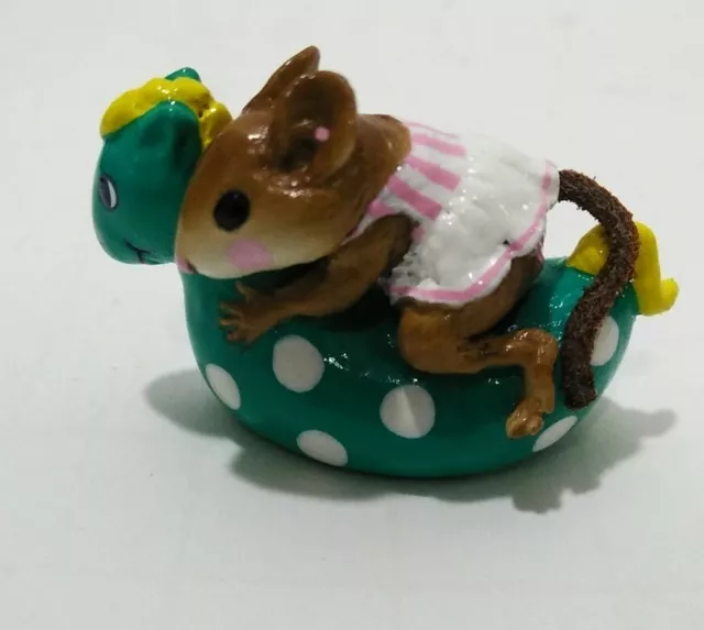 Vintage Wee Forest Folk Spotted Seahorse M-219 1996 Signed WP