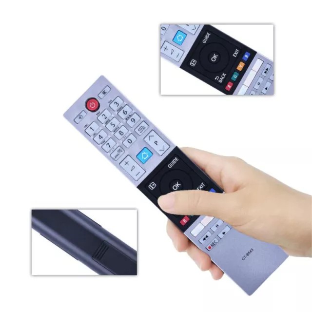 CT-8543 Fernbedienung Ersatz für Toshiba TV Remote Control 40L2863DG 32W2863DA