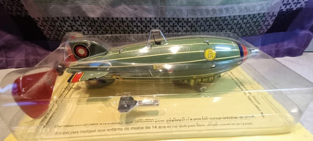 796K Jouet Mécanique en Tôle Réédition Paya Tramway L 17 cm
