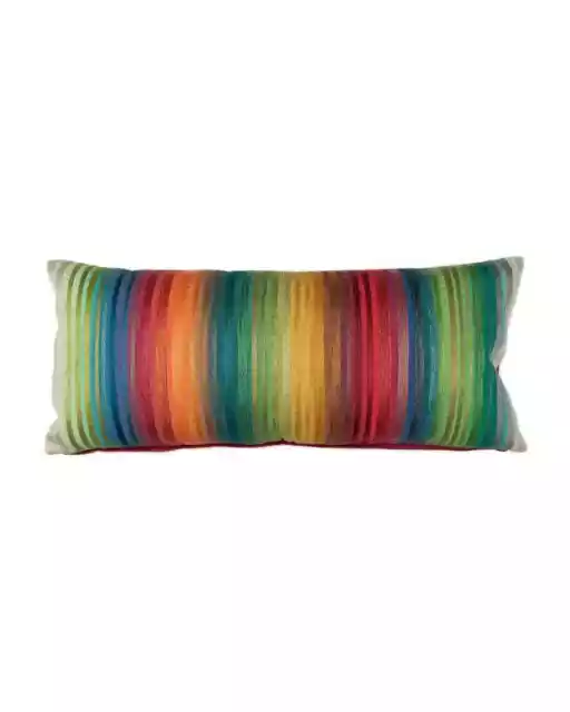 MacKENZIE CHILDS GARDEN STRIPE LUMBAR PILLOW BNWT