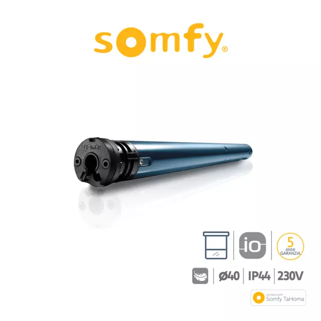 Sonesse 40 Io Somfy Moteur Radio pour Tentes Interne Et Tentes A Rouleau