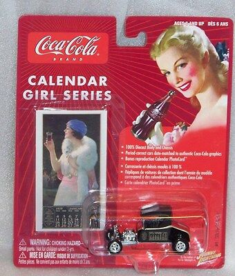CocaCola Johnny Lightning Calendar Girl Series #1 '20's  Ford T-Bucket  1:64