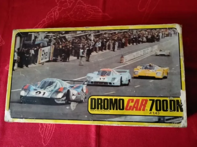 PISTA POLISTIL DROMO CAR 700DN 1:43 1970 Buone Condizioni