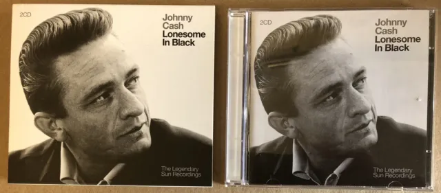 Johnny Cash - Lonesome In Black The Legendary Sun Recordings 2CD, LIKE NEW!