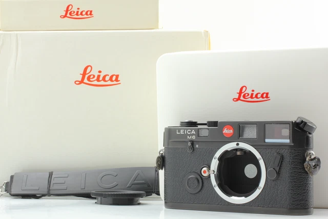 Yr1990 [Near MINT In Box] Leica M6 0.72 Non TTL Black 35m Film Camera From JAPAN