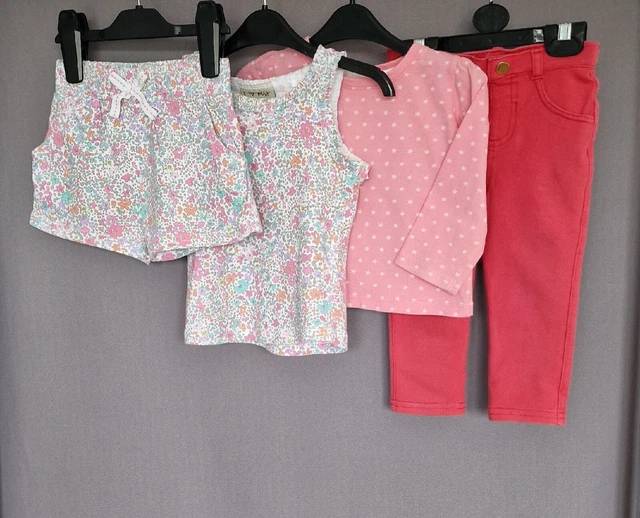 Pacchetto abiti estivi per bambine età 9-12 mesi. Condizioni perfette.