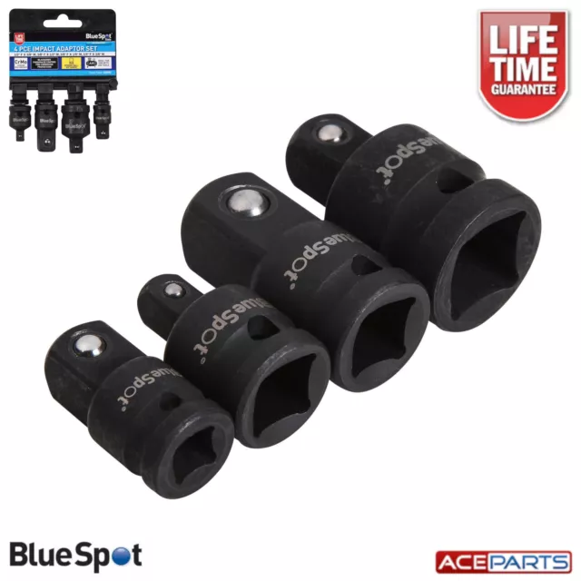 BLUESPOT 4pc IMPACT Socket Adaptor Set Step Up / Step Down Adapters Reducers