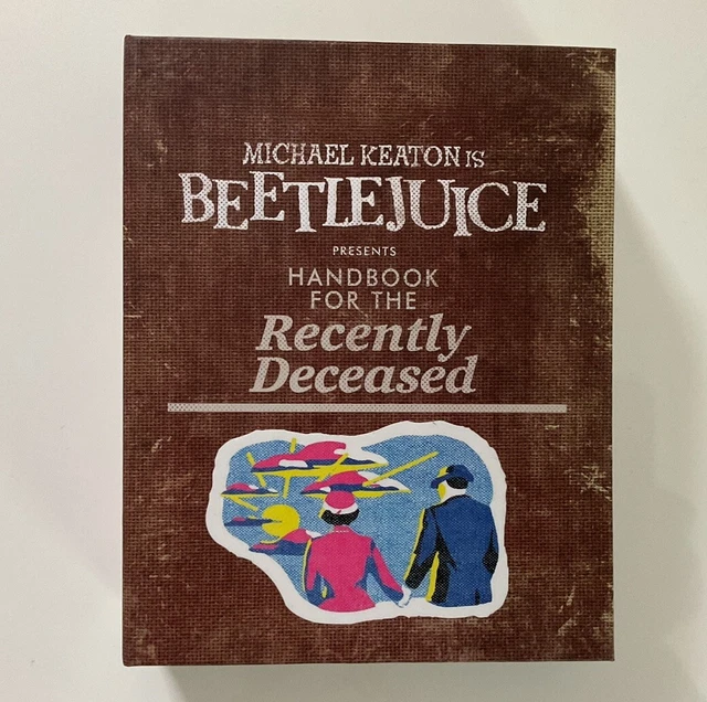 BEETLEJUICE HAND BOOK For The Recently Deceased 4K UHD **Mega Rare ...