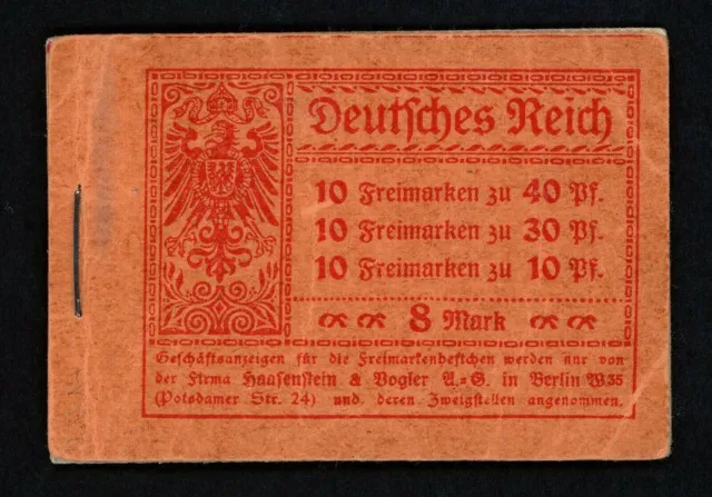 Deutsches Reich Germania Markenheftchen 14.2 A postfrisch