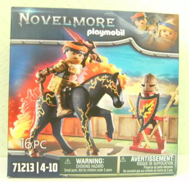 Playmobil Novelmore Burnham Raiders - Caballero del Fuego 71213 nuevo y embalaje original castillo del caballero