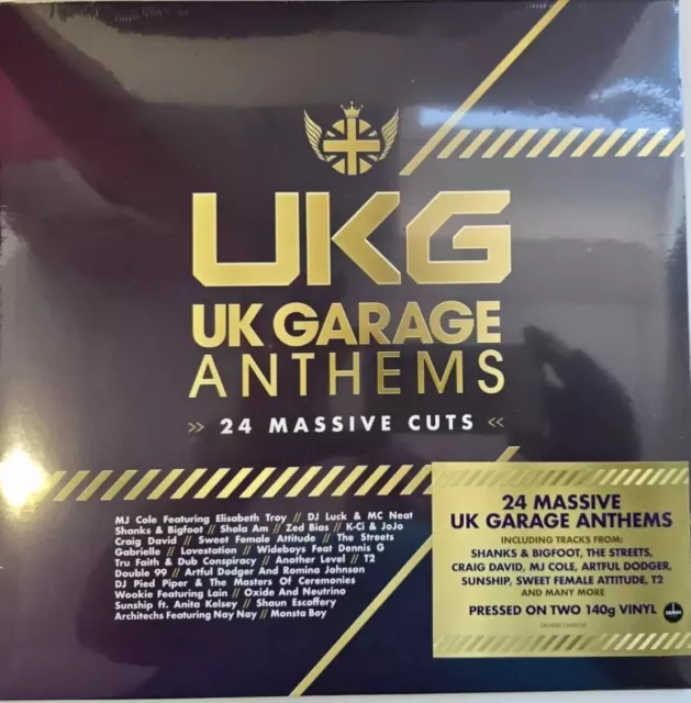 UK Garage Anthem LP Album vinyl record compilation 2023 double LP on Demon