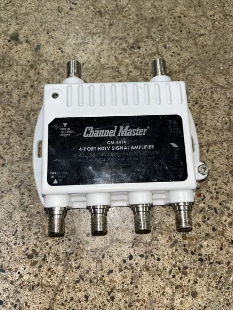 Channel Master 4Port HDTV Signal Distribution Amplifier, CM-3414 Unit Only