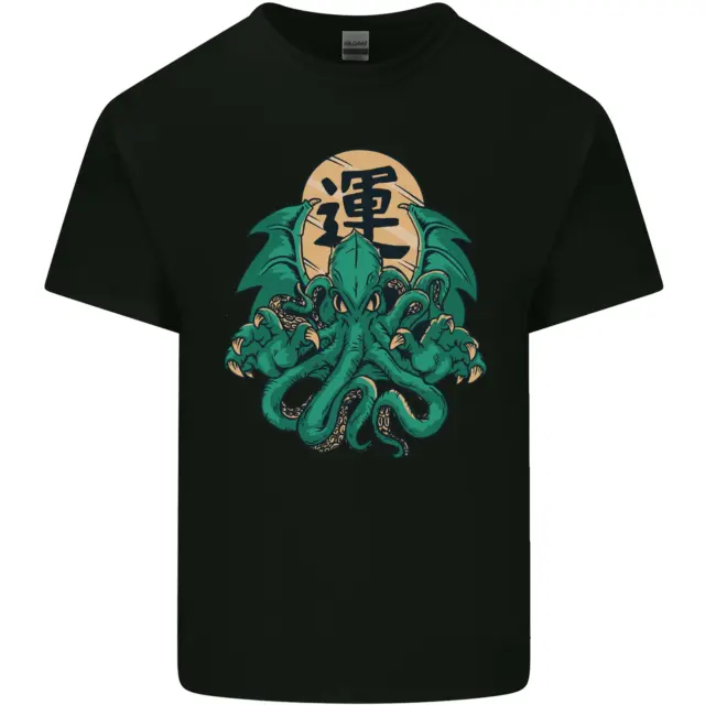 Cthulhu Monster Kraken Mens Cotton T-Shirt Tee Top