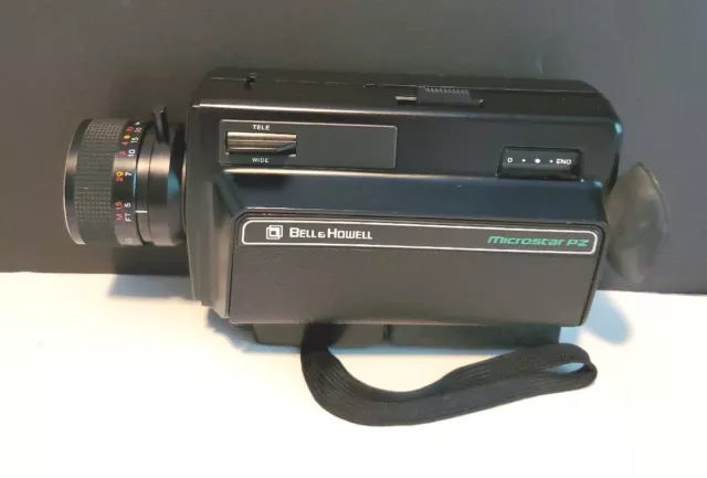 Enciende la película de video vintage de Bell & Howell Cmaera Microstar PZ