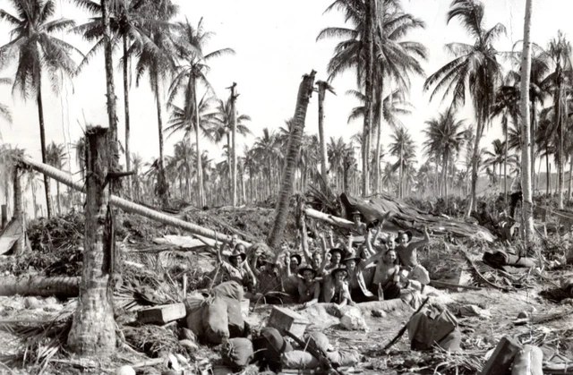 Sem De Raaf WWII LOS NEGROS Island Australian RAAF Soldier Group Momote Airfield ...