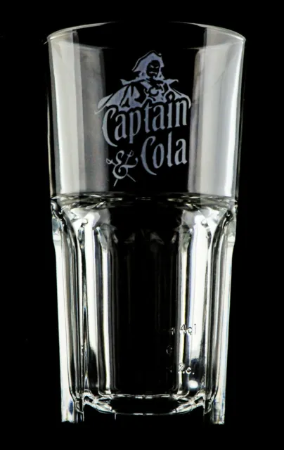 Captain Morgan Rum Longdrinkglas Glas / Gläser alte Form, Kl. Ausführung 2cl 4cl