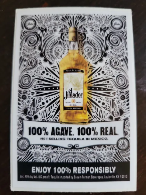 El Jimador Tequila Tap Handle Sticker decal brewery brewing craft beer