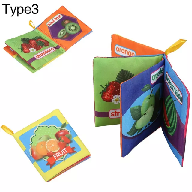 Infant Baby Intelligence Development Early Cognize Cloth Book Educational Toy 52