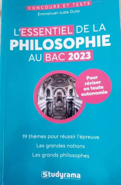 L essentiel de la philosophie bac 2023