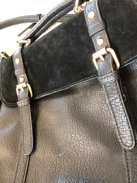 Purse MMS Design Studio Black leather Convertible backpack / handbag - A 2