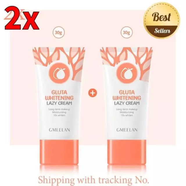 2 pz crema idratante pigra sbiancante gluta GMEELAN - trucco 10S 50g