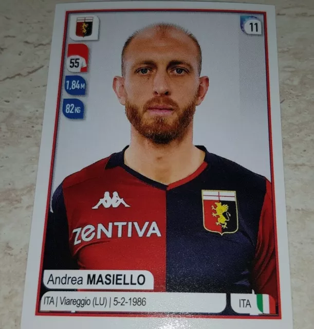 Figurina Calciatori Panini 2019/20 Genoa Masiello M12 Album 2020 Aggiornamento