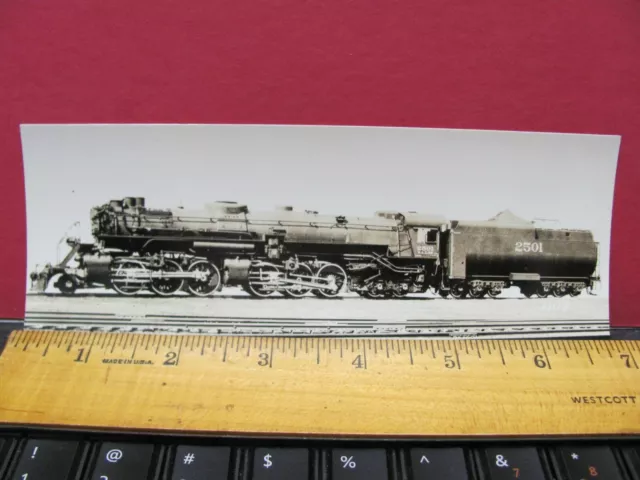 Seaboard Air Line Railroad 2-6-6-4 Locomotive #2501 Baldwin Builders Photo Sal