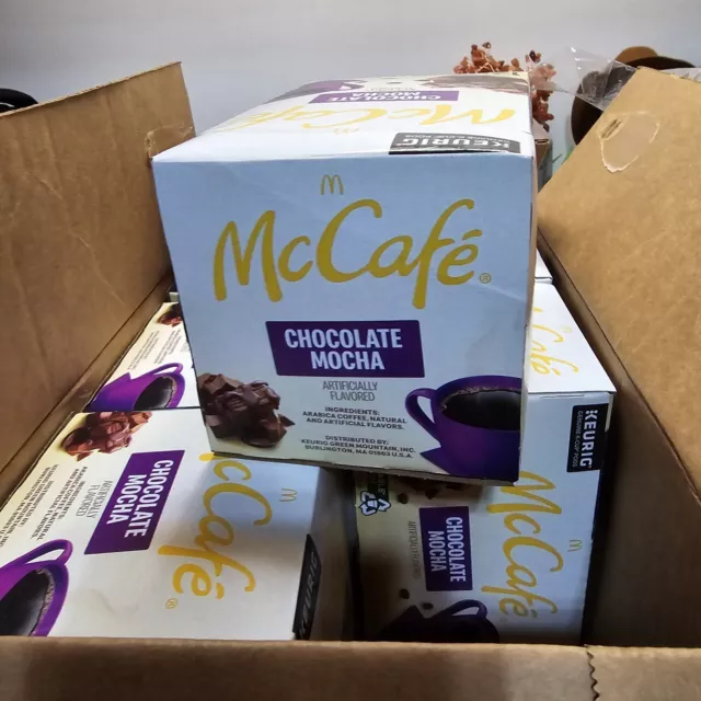 72 Kcups McDonalds McCafe Chocolate Mocha Coffee K Cup Cups Keurig, BB 10/23