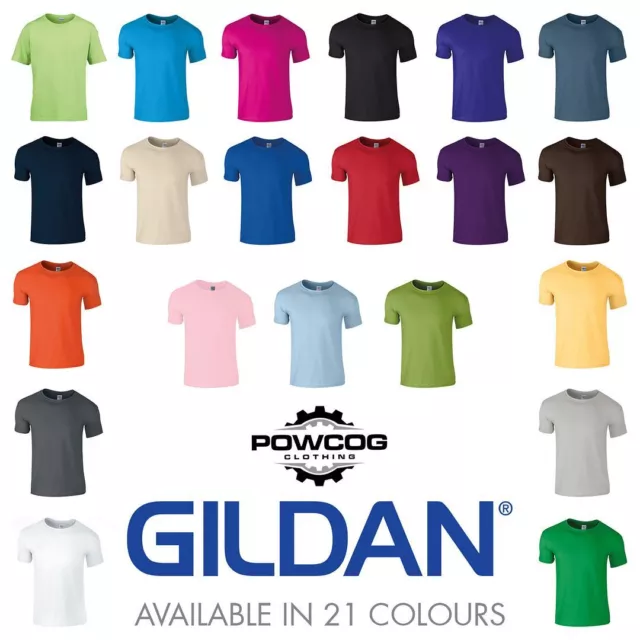 Gildan Kids Plain T Shirt Soft Ringspun Short Sleeve Crewneck Boys Girls G64000B 2