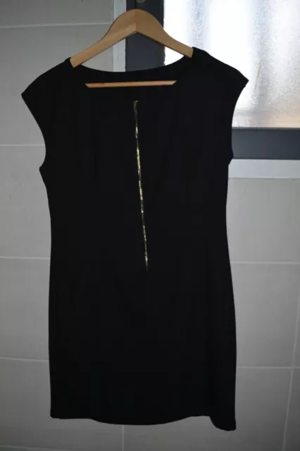 lot de 2 robes/tuniques droites noires taille 42, sans manches, très bon état