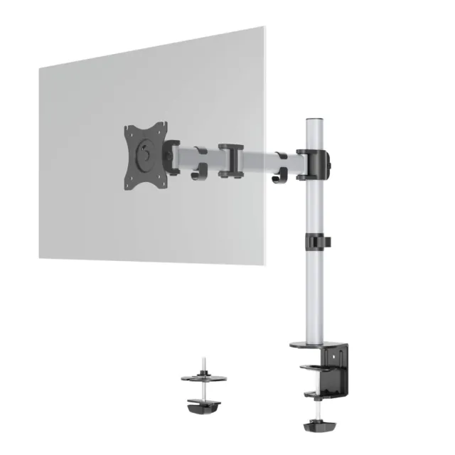 Durable Monitor Mount Select for 1 Screen - Monitor Stand with Clamp for Desks -