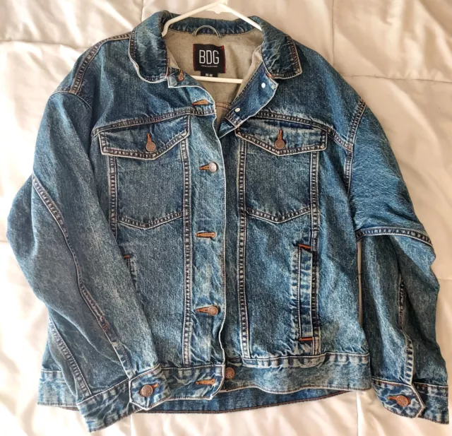 Urban Outfitters BDG Jean Jacket Men's Size Med Medium Wash Denim Trucker