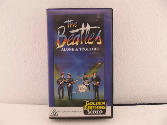 The Beatles Alone & Together VHS Video 1991