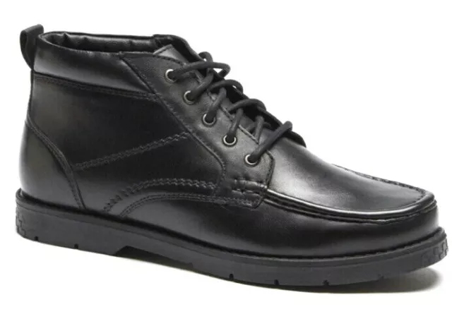 BEN SHERMAN QUAD Kids Black Leather School Shoe size 4 Z2 27.44