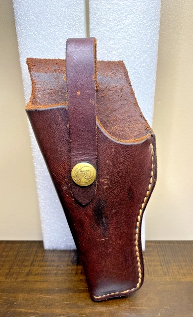 VINTAGE BLACK SHEEP Brand Model 4418 Brown Leather Holster, RH
