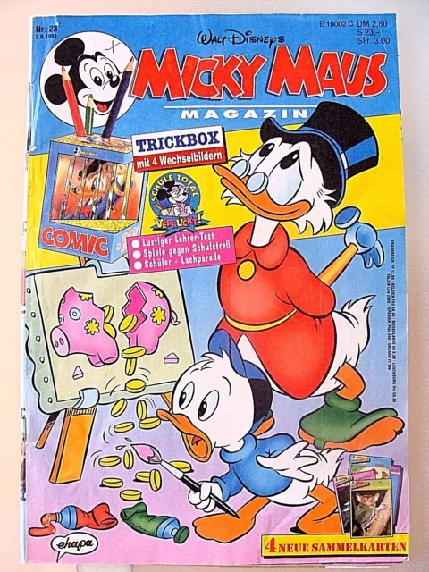 Walt Disney's Micky Maus Magazin Nr.: 23 von 03.06.1993 mit Sammelkarten