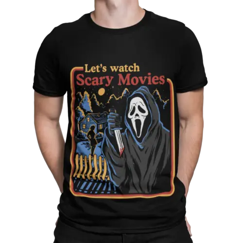 Film Movie Funny Birthday horror sci fi t shirt inspired by scream