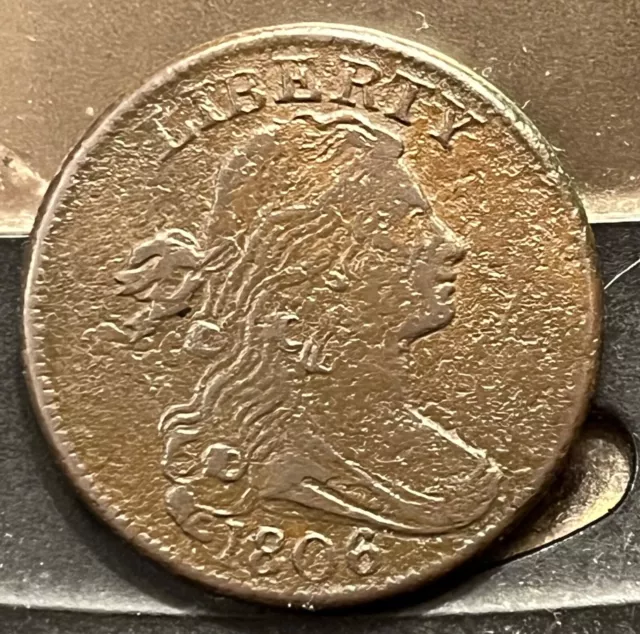 1806 large cent  strong detail.  porous , scarce date