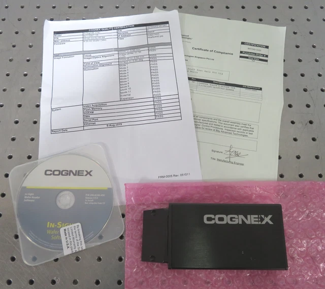 C189793 Cognex In-Sight 1741 Wafer ID Reader OCR 5.3 Camera 300mm 821-0067-1R C