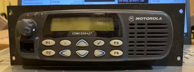 MOTOROLA CDM1550 LS  Plus  aam25khf9du5an VHF Radio