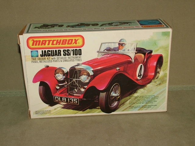 MATCHBOX MODEL KIT New Boxed Complete 1:32 Jaguar Ss/100 £8.50 ...