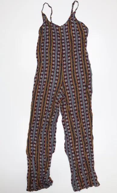 FOREVER 21 tuta da donna multicolore geometrica poliestere taglia M L2