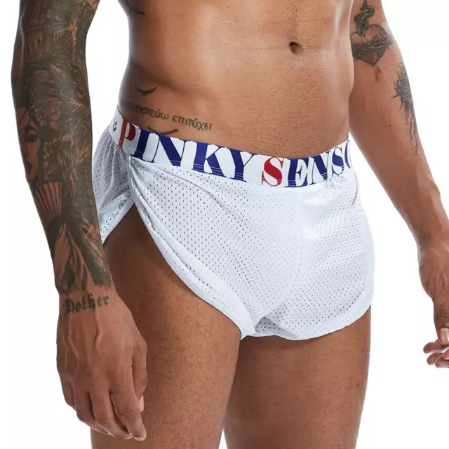 ZONBAILON Men's Underwear Loose Cotton Breathable Arrow Pants Sports Boxers  