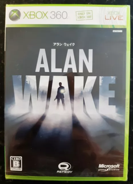 Brand New Sealed Alan Wake Japanese Xbox 360