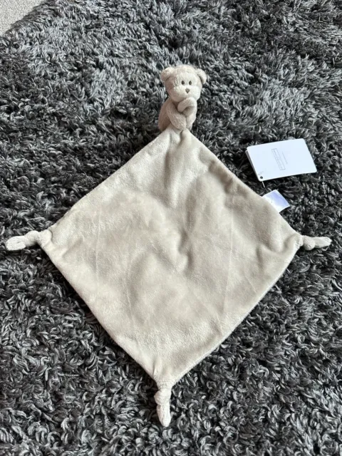 Little White Company Monkey Comforter Blankie Soft Toy Soother Doudou Bnwt Grey