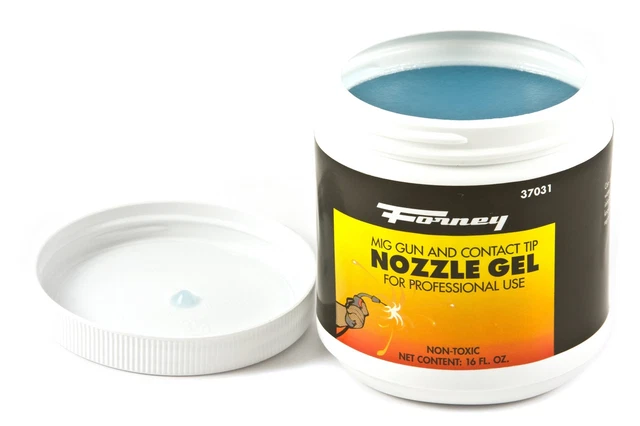 37031 Nozzle Gel For Mig Welding, 16-Ounce , White