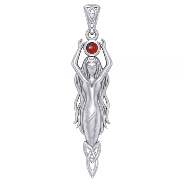 Göttin Brigid .925 Sterling Silber Anhänger Von Peter Stone Fein Wiccan Schmuck